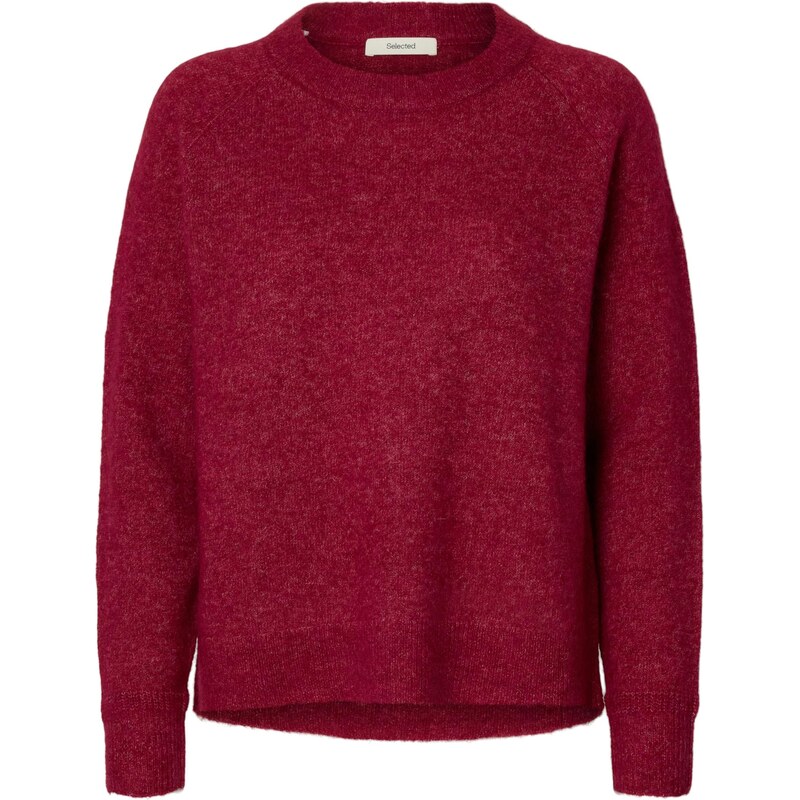 SELECTED Sveter SLFLULU červená 66639046