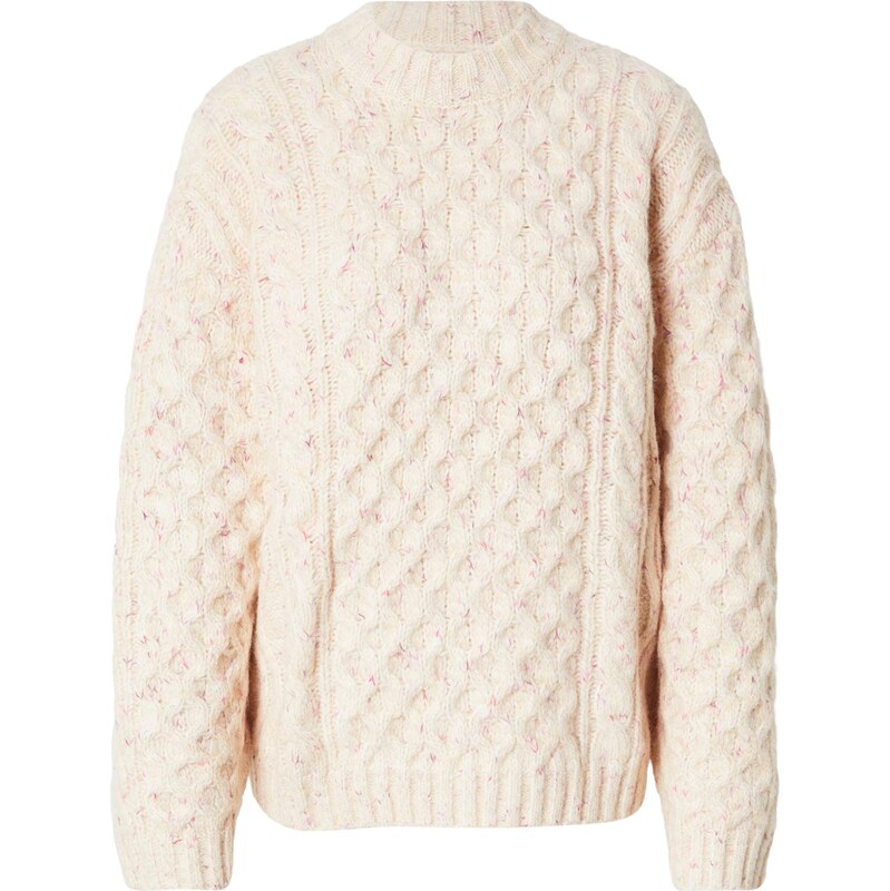 Monki Oversize sveter Tate žltohnedá / staroružová 66639185