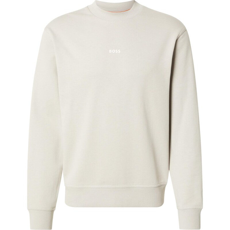 BOSS Mikina WeSmall krémová / sivobéžová 66639215