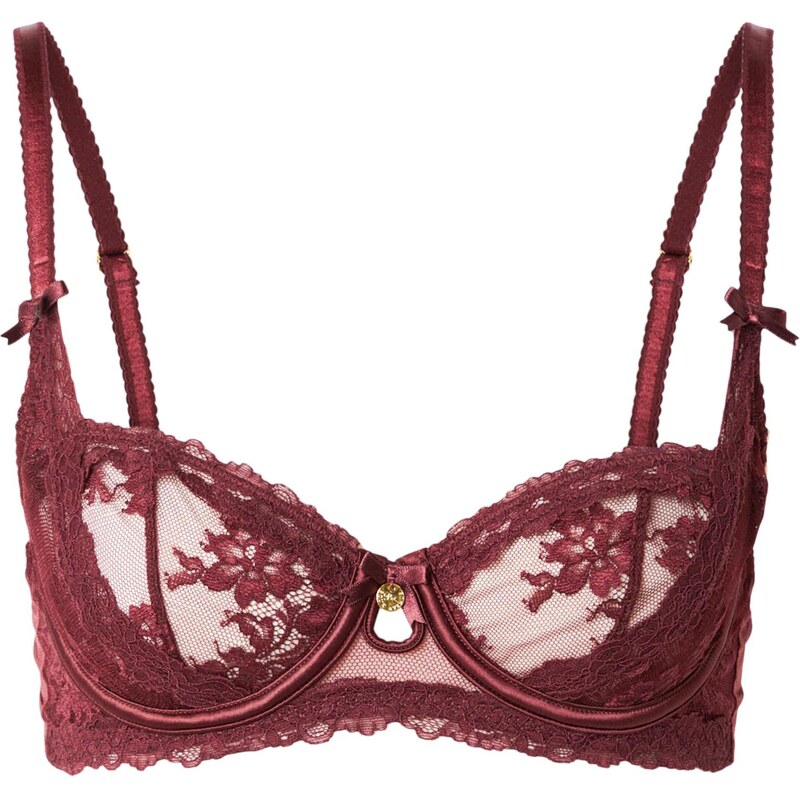 Boux Avenue Podprsenka CARISSA tmavočervená 66639226