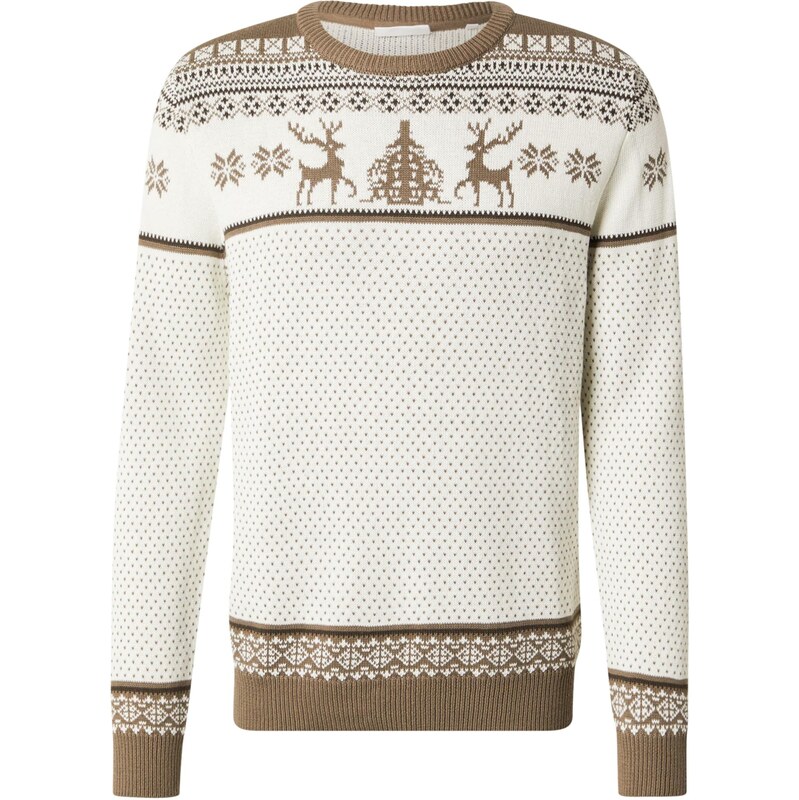 Lindbergh Sveter nebielená / svetlohnedá 66639241