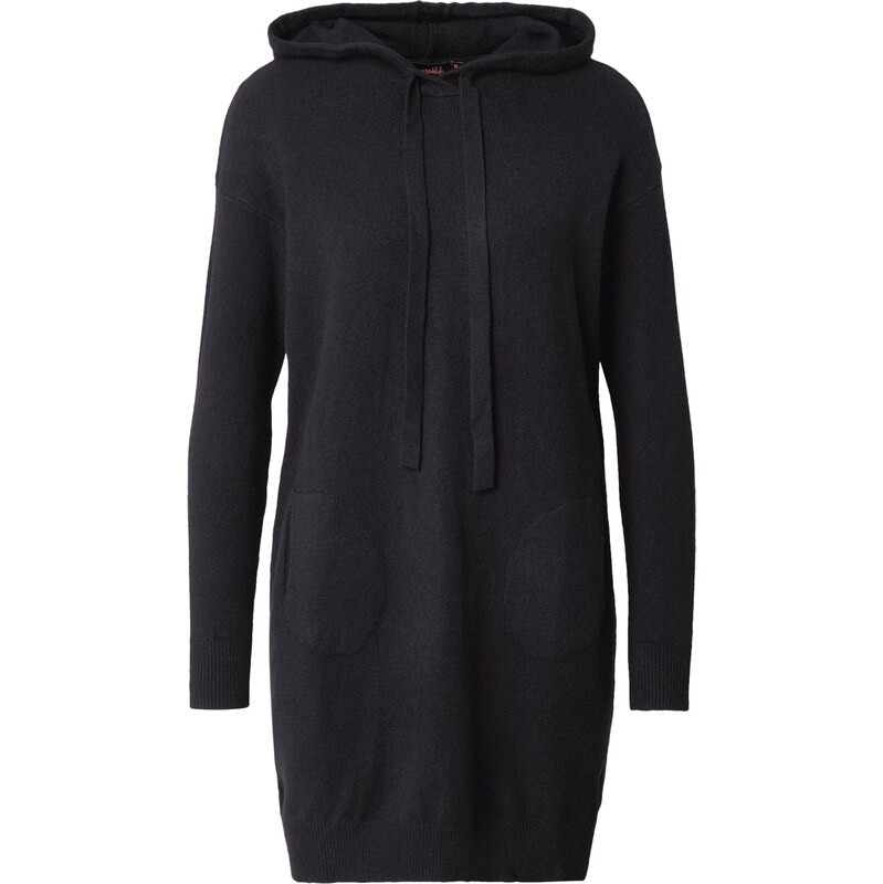 miss goodlife Pletené šaty čierna 66639247