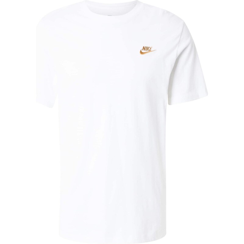 Nike Sportswear Tričko Club medová / biela 66639252