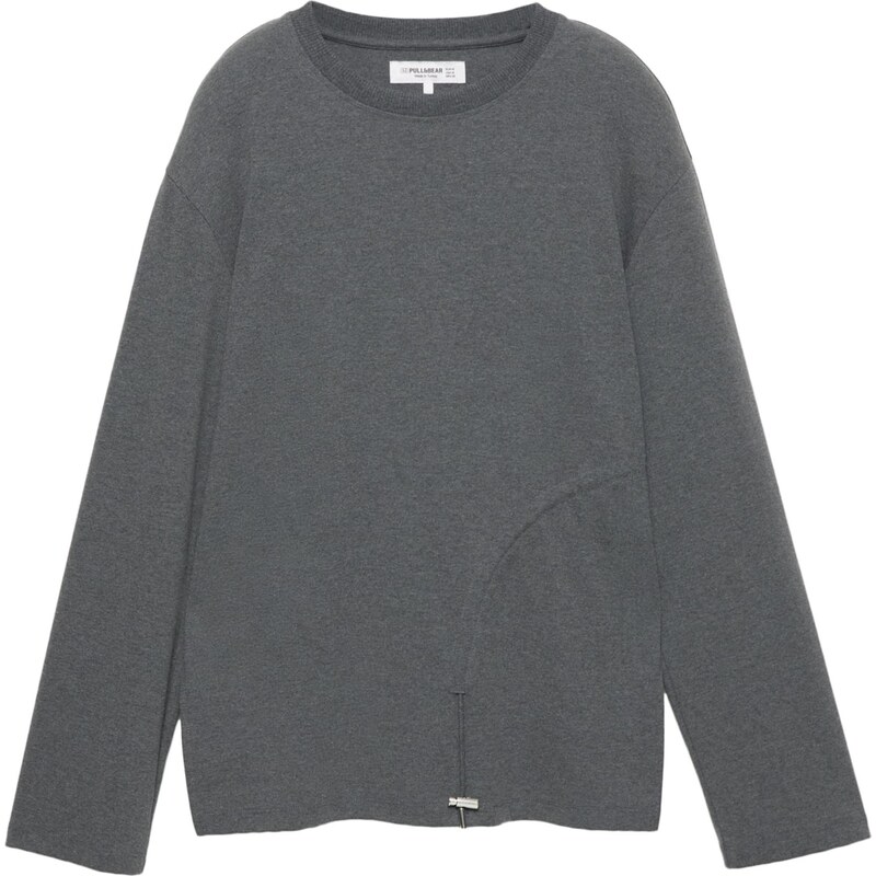 Pull&Bear Tričko antracitová 66639256