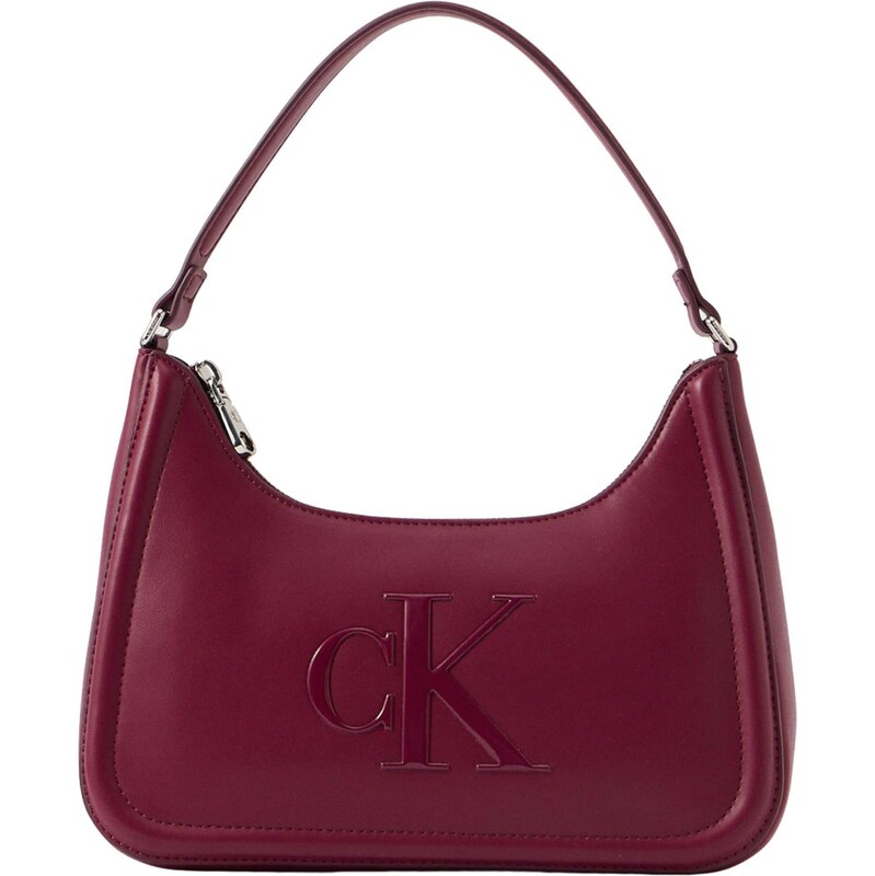 Calvin Klein Kabelka na rameno burgundská 66639297