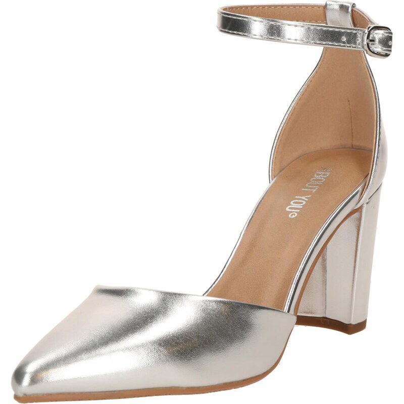 ABOUT YOU Lodičky Mylie strieborná 66639465