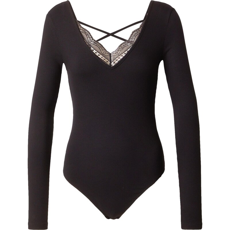 ABOUT YOU Košeľové body Diana čierna 66639486