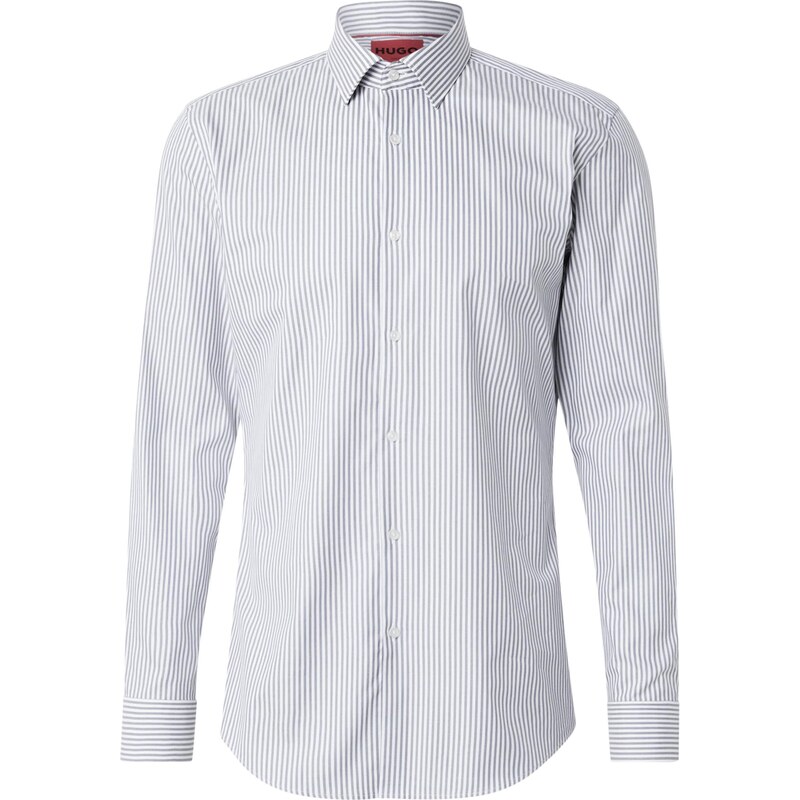 HUGO Košeľa Kenno modrosivá / biela 66639495