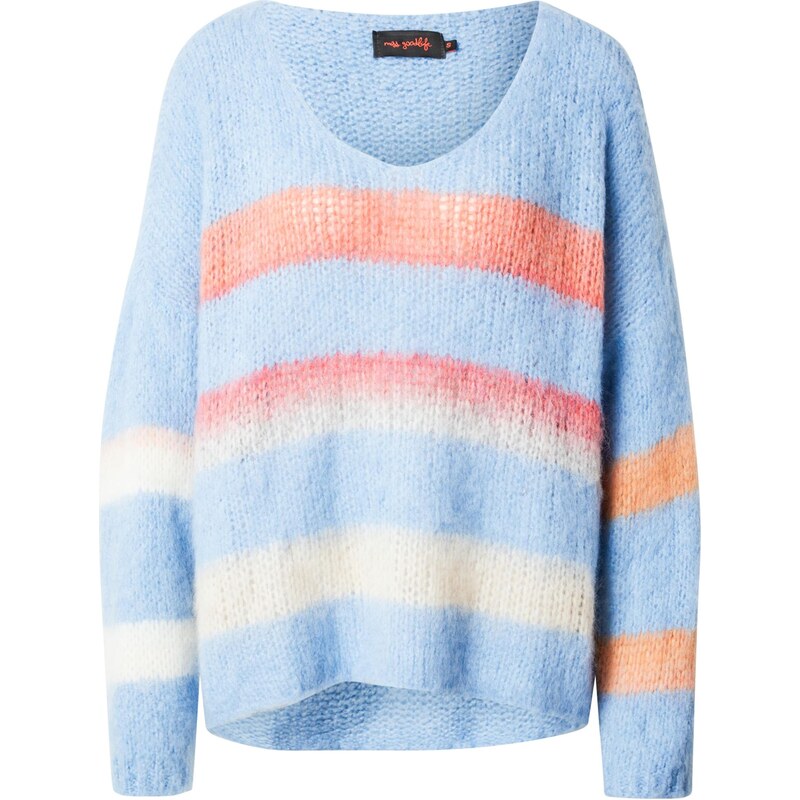 miss goodlife Sveter nebielená / svetlomodrá / oranžová / koralová 66639519