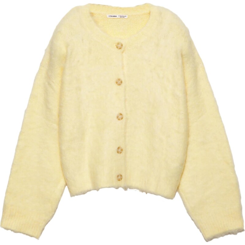 Pull&Bear Kardigán žltá 66639569