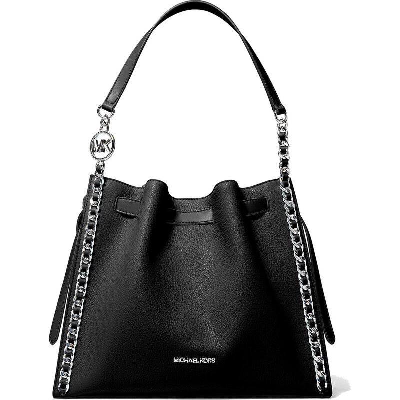 Michael Kors Mina Large Chain Shoulder Bag Black 66637686
