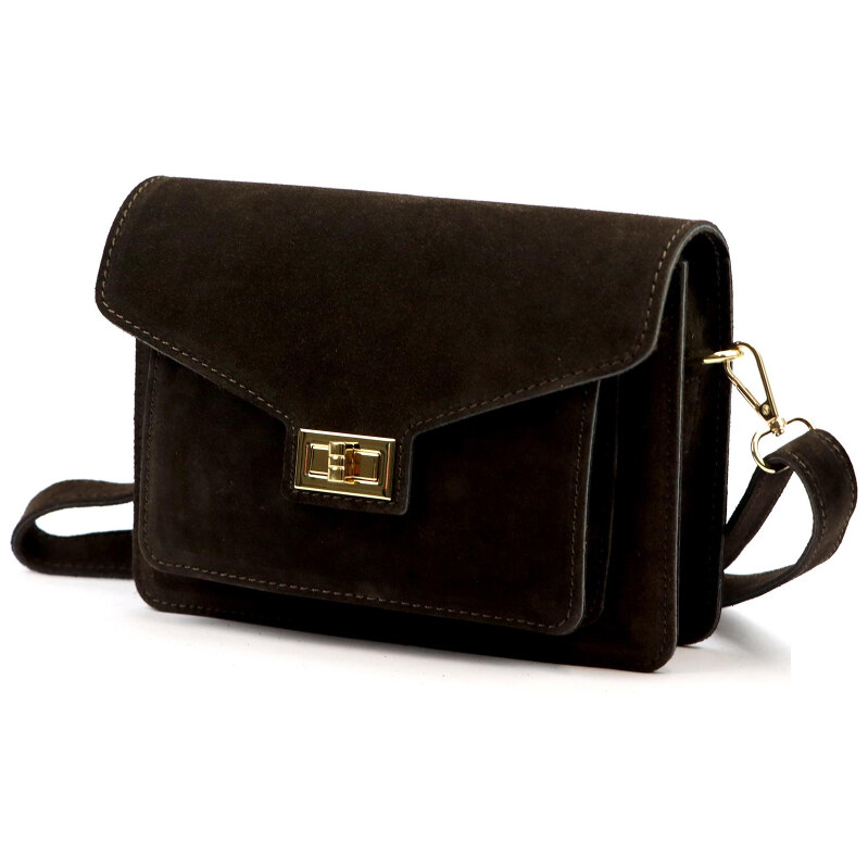 Kožená kabelka Luka hnedá KZ2260110 66643781