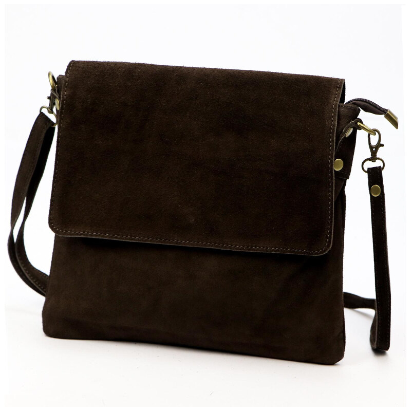 Kožená kabelka Luka hnedá KZ2260019 66643803