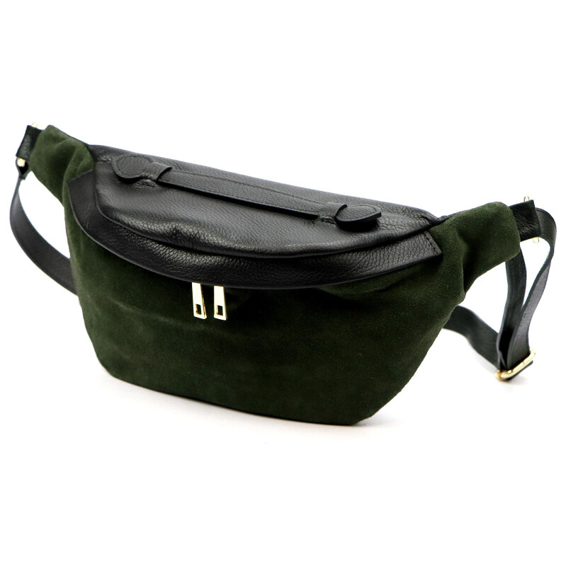 Kožená kabelka Luka zelená KZ2259701 66643813