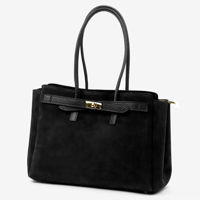 Kožená kabelka Camilla čierna KZ2259318 66643815