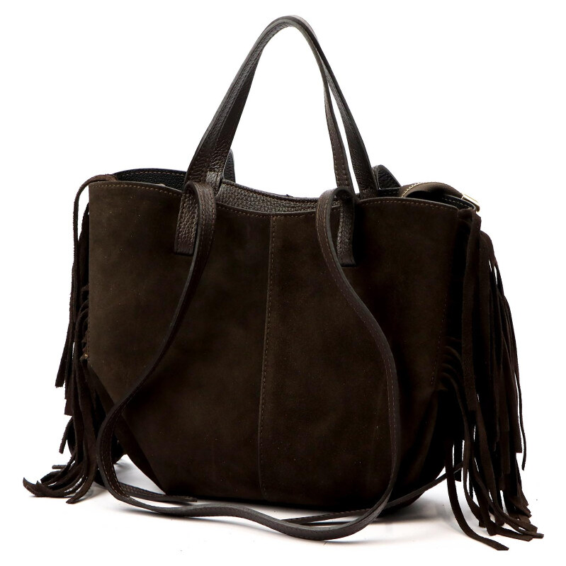 Kožená kabelka Luka hnedá KZ2260144 66643827