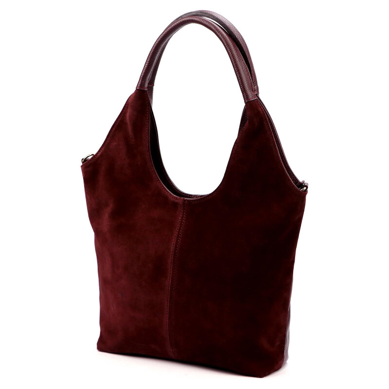 Kožená kabelka Luka vínová KZ2260112 66643852