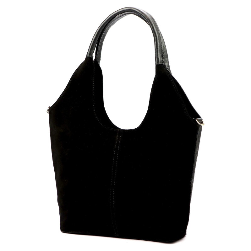 Kožená kabelka Luka čierna KZ2259660 66643857