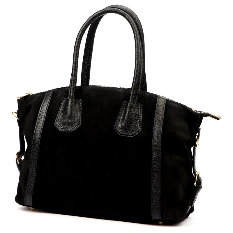 Kožená kabelka Luka čierna KZ2259693 66643856