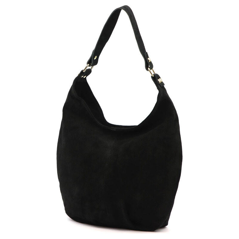 Kožená kabelka Luka čierna KZ2260080 66643862