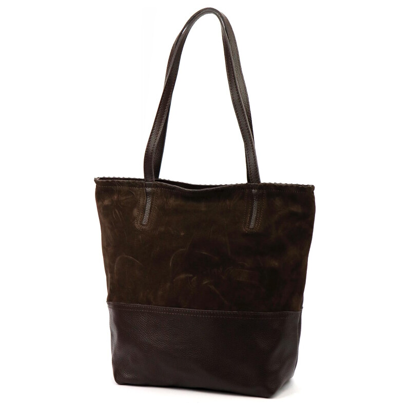 Kožená kabelka Luka hnedá KZ2260074 66643866