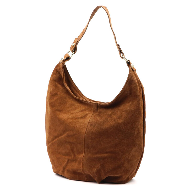 Kožená kabelka Luka hnedá KZ2260079 66643863