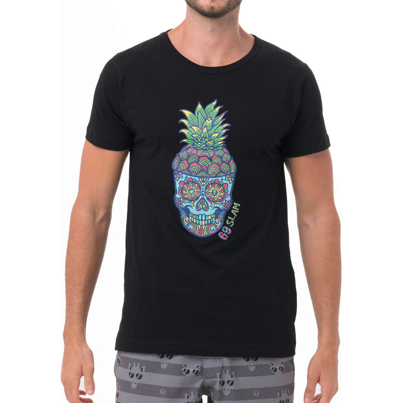 Pánske tričko 69SLAM PINE SKULL BLACK (MTGPLL-BK) 66644533