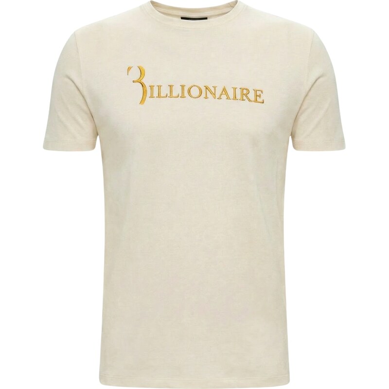 BILLIONAIRE Flavio Oro Beige tričko 64001388