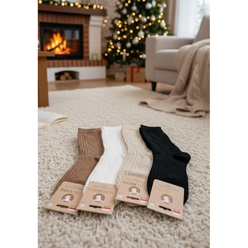 Teplé dámske ponožky WiK Soxlandia 044 Kašmír 04 35-42 67475298