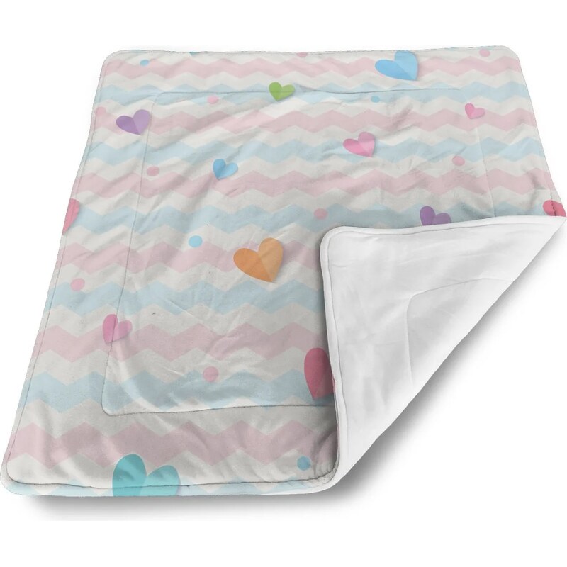 Sablio Deka pre bábätko Farebné srdiečka 60375110