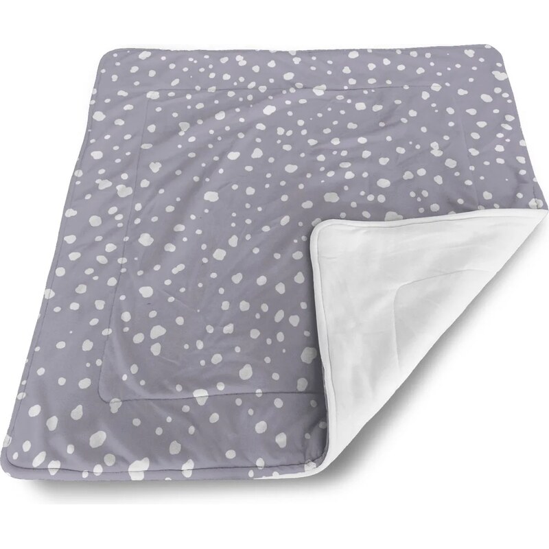 Sablio Deka pre bábätko Biele fliačiky na fialovej 60375200