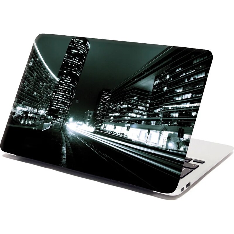 Sablio Samolepka na notebook Nočná ulica 65098581