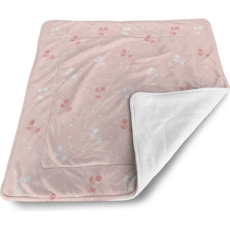 Sablio Deka pre bábätko Biele a ružové kvety 60374967