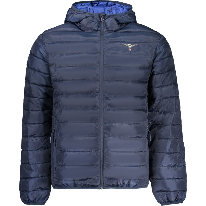 Ľahká Pánska Bunda s kapucňou ACCADEMIA MILITARE Modrá 67041013