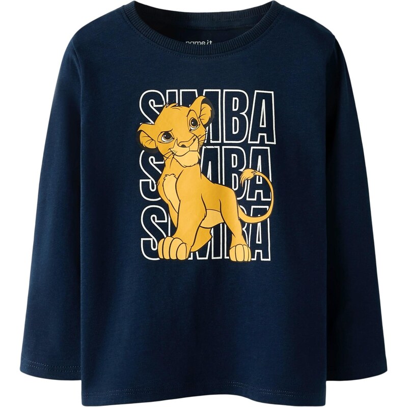 NAME IT Tričko NMMVIGS námornícka modrá / medová / čierna / biela 66647510
