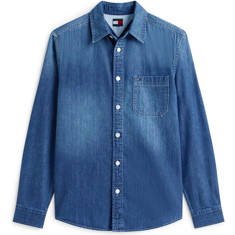 Tommy Jeans Košeľa modrá denim 66647537