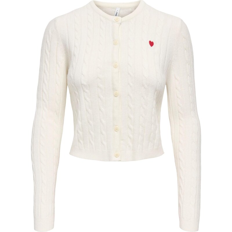 ONLY Kardigán ONLKatia prírodná biela 66647556