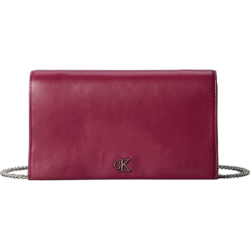 Calvin Klein Listová kabelka burgundská 66647585