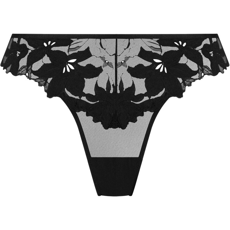 Hunkemöller Tangá Ingrid Cheekini čierna 68298428