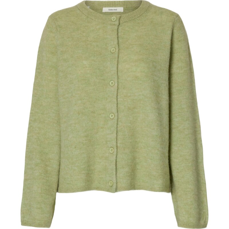 SELECTED Kardigán SLFLULU svetlozelená 66647603