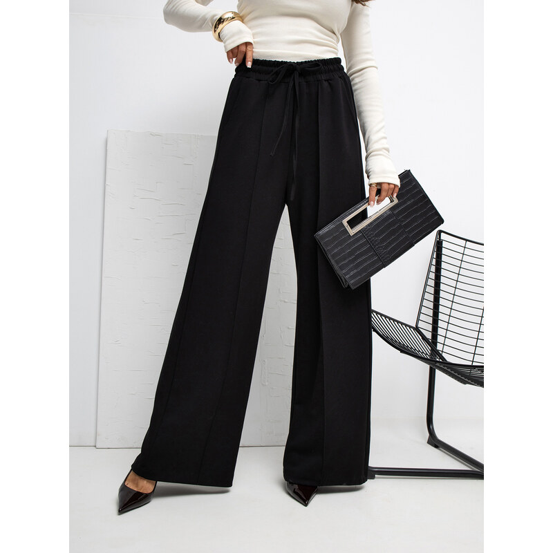 RUE PARIS Sweatpants-RV-DR-A1061.80-black 66649964