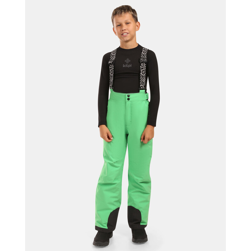 Detské lyžiarske nohavice Kilpi MIMAS-J zelená 66653224