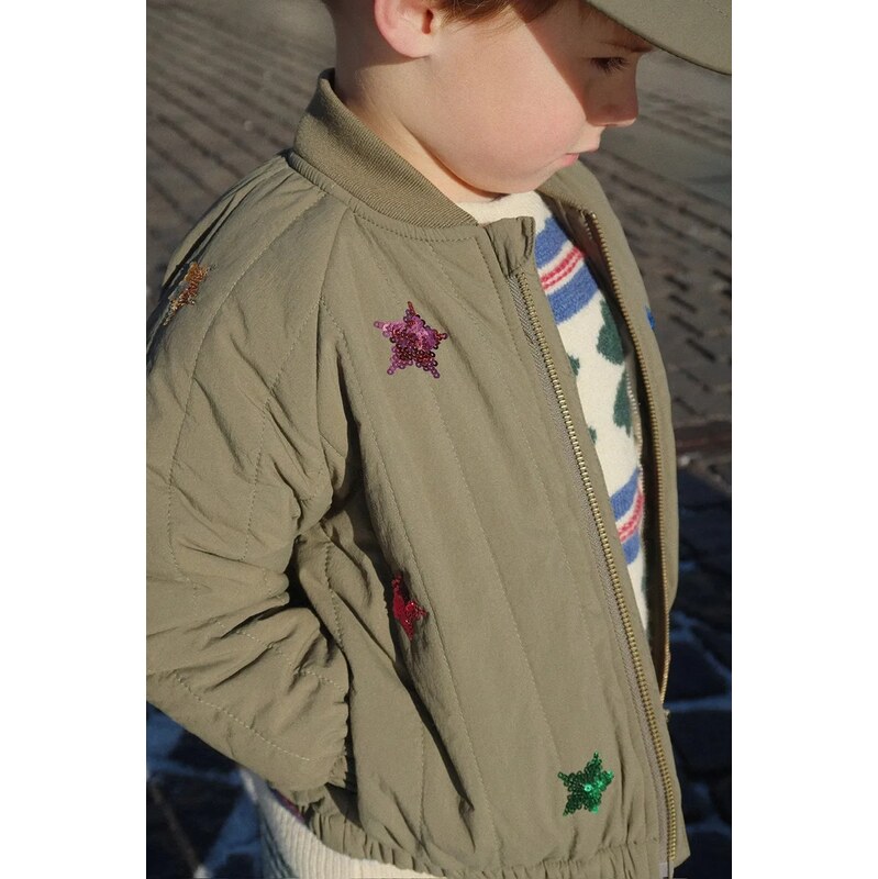 Detská bunda bomber Konges Sløjd JUNO SEQUIN BOMBER JACKET 66654227