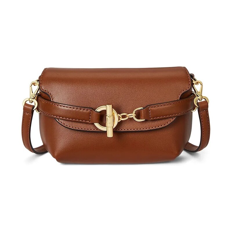 Kožená kabelka Lauren Ralph Lauren 66654260