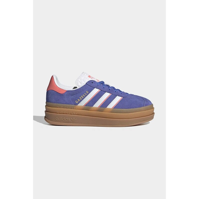 Detské kožené tenisky adidas Originals GAZELLE BOLD 66654274