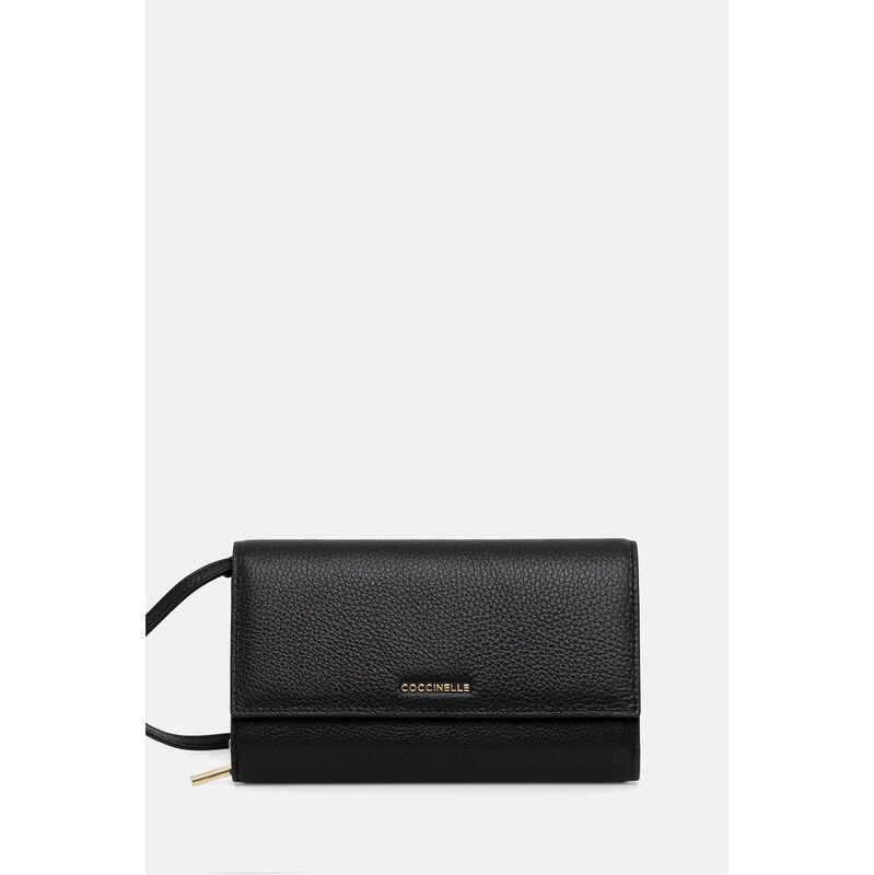 Kožená listová kabelka Coccinelle 66654505