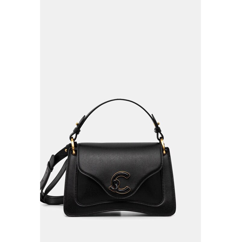 Kožená kabelka Coccinelle C-ME CALF&MARB 66654610