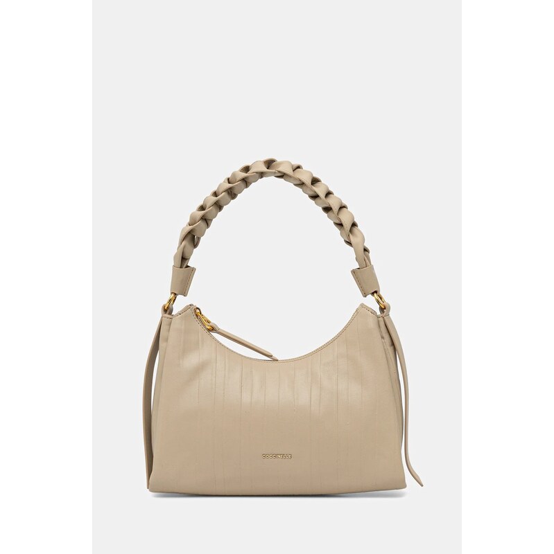 Kožená kabelka Coccinelle BOHEME PLISSE 66654631