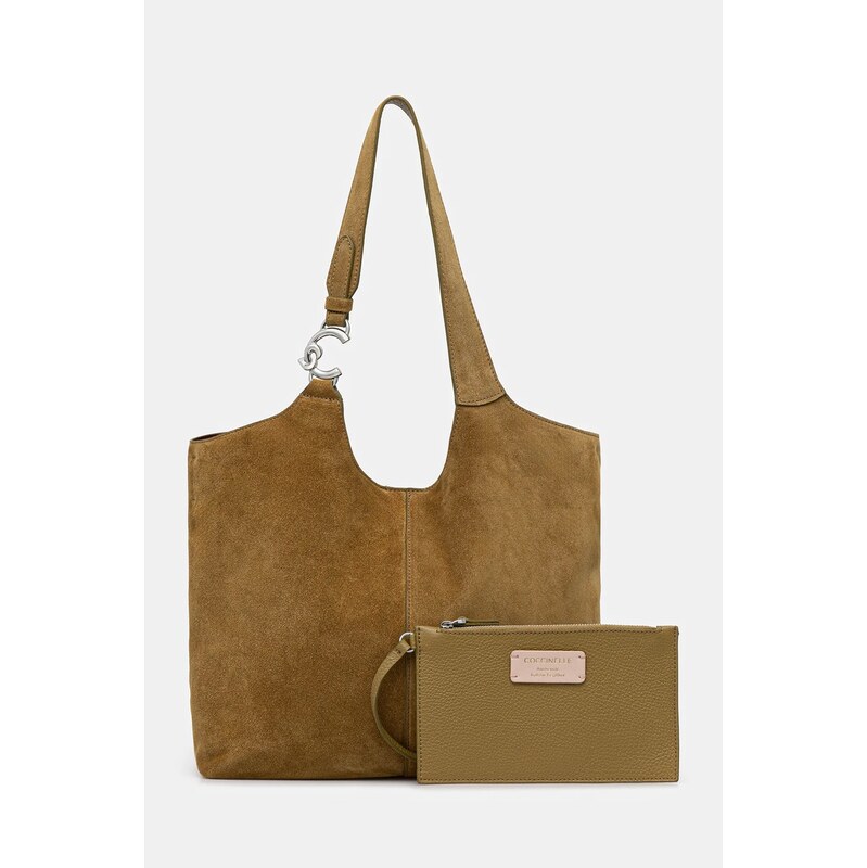 Semišová kabelka Coccinelle 66654703