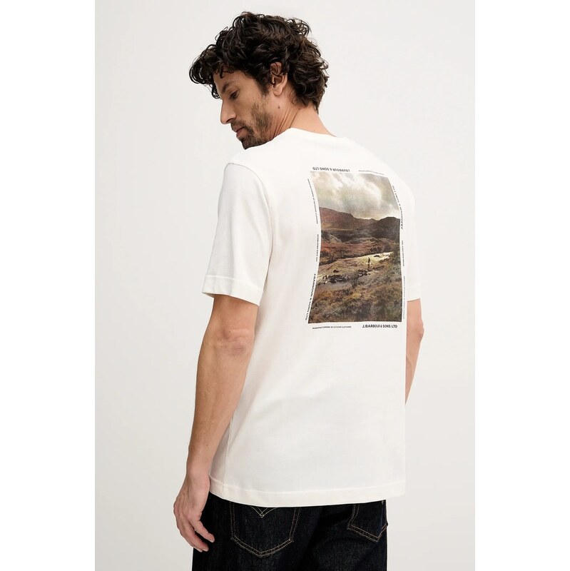 Bavlnené tričko Barbour Parkend 66654800